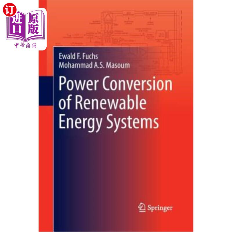 海外直订Power Conversion of Renewable Energy Systems 可再生能源系统的功率转换