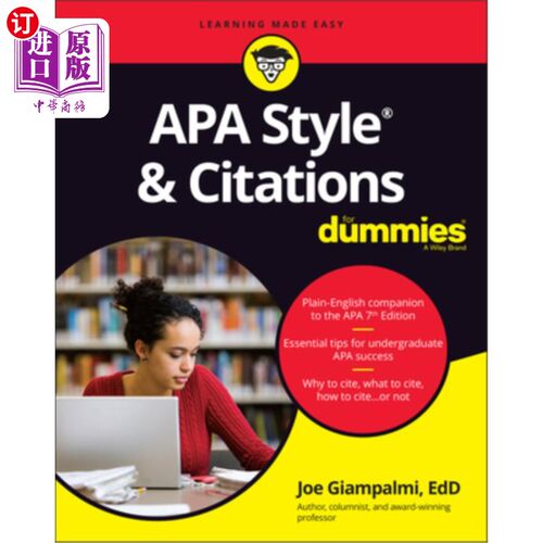海外直订APA Style & Citations for Dummies Apa风格与假人引文
