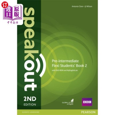 海外直订Speakout Pre-Intermediate 2nd Edition Flexi Students' Book 2 with MyEnglishLab P 带MyEnglishLab包的