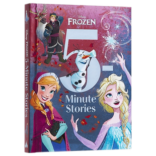 英文原版 迪士尼5分钟故事系列合集 Disney 5-Minute Stories 冰雪奇缘Frozen 精装 迪斯尼 漫威 皮克斯 哈利波特 卡通动画绘本