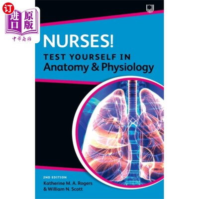 海外直订医药图书Nurses! Test yourself in Anatomy and Physiology ... 护士!测试你自己的解剖学和生理学2e