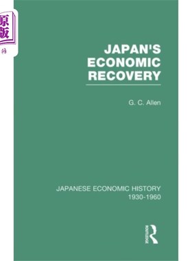 海外直订Japans Econ Recovery       V 1 日本经济复苏V 1