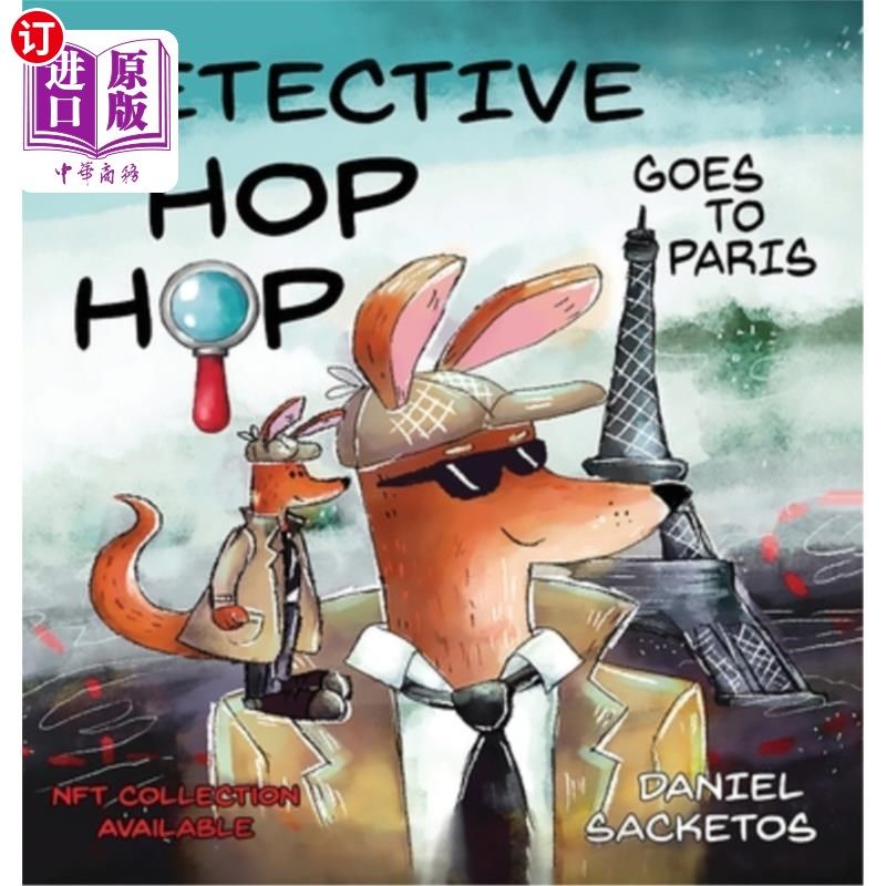 海外直订Detective Hop Hop Goes To Paris 跳跳警探去巴黎