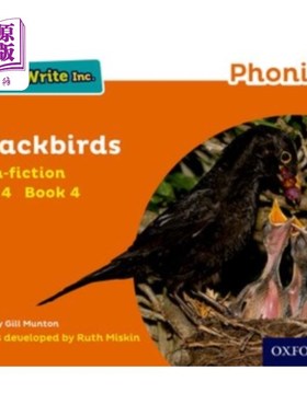 海外直订Read Write Inc. Phonics: Orange Set 4 Non-fictio... Read Write公司拼读:橙色套装4非虚构4黑鸟