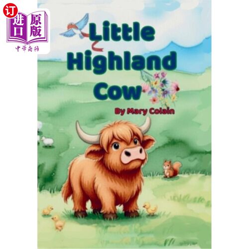 海外直订Little Highland Cow 高地小母牛