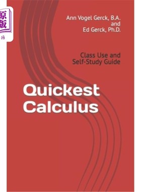 海外直订Quickest Calculus: Class Use 最快的微积分:类使用