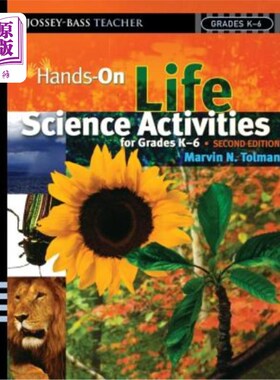 海外直订Hands-On Life Science Activities for Grades K-6 K-6年级生命科学实践活动