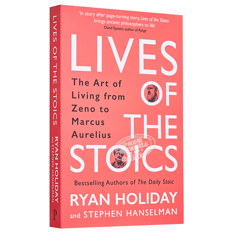 Lives of the Stoics The Art of Living from Zeno to Marcus Aurelius 斯多葛学派的生活 英文原版 Ryan Holiday【中商原版
