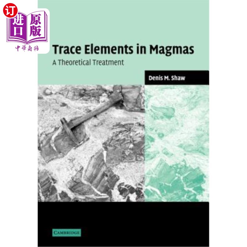 海外直订Trace Elements in Magmas 岩浆中的微量元素