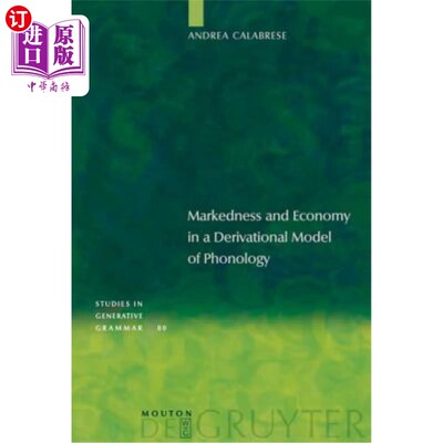 海外直订Markedness and Economy in a Derivational Model of Phonology 音韵学派生模型中的标记性与经济性