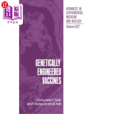 海外直订医药图书Genetically Engineered Vaccines 基因工程疫苗