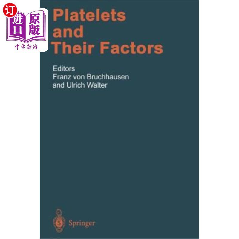 海外直订医药图书Platelets and Their Factors 血小板及其影响因素