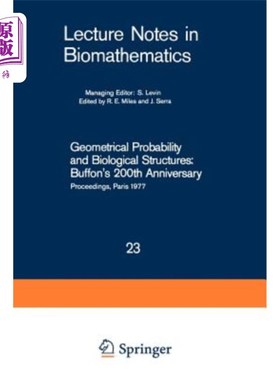 海外直订Geometrical Probability and Biological Structures: Buffon's 200th Anniversary: P Geometrica
