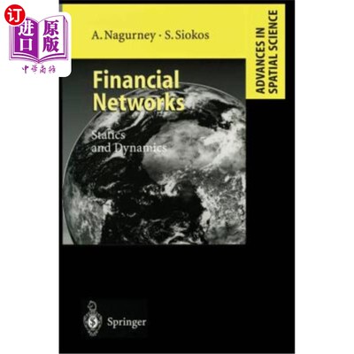 海外直订Financial Networks: Statics and Dynamics 金融：静态与动态