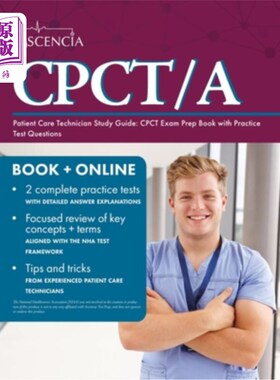 海外直订医药图书Patient Care Technician Study Guide: CPCT Exam Prep Book with Practice Test Ques 病人护理技术员学习