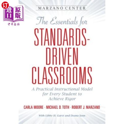 海外直订The Essentials for Standards-Driven Classrooms 标准驱动课堂的基本要素
