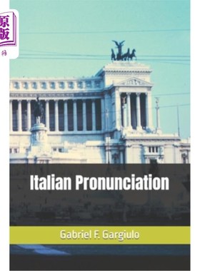 海外直订Italian Pronunciation 意大利的发音