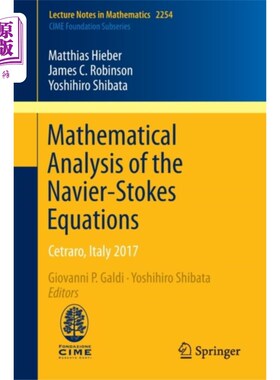 海外直订Mathematical Analysis of the Navier-Stokes Equat... Navier-Stokes方程的数学分析