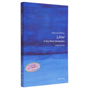 法律 简要介绍 Law A Very Short Introduction 英文原版 Raymond Wacks 律师工作 法院 法治事件【中商原版】