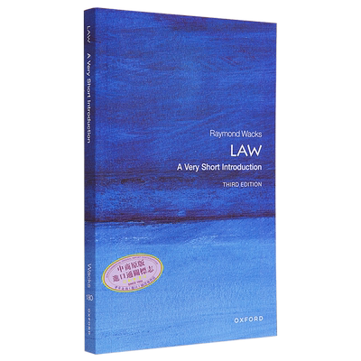 预售 法律 简要介绍 Law A Very Short Introduction 英文原版 Raymond Wacks 律师工作 法院 法治事件【中商原版】