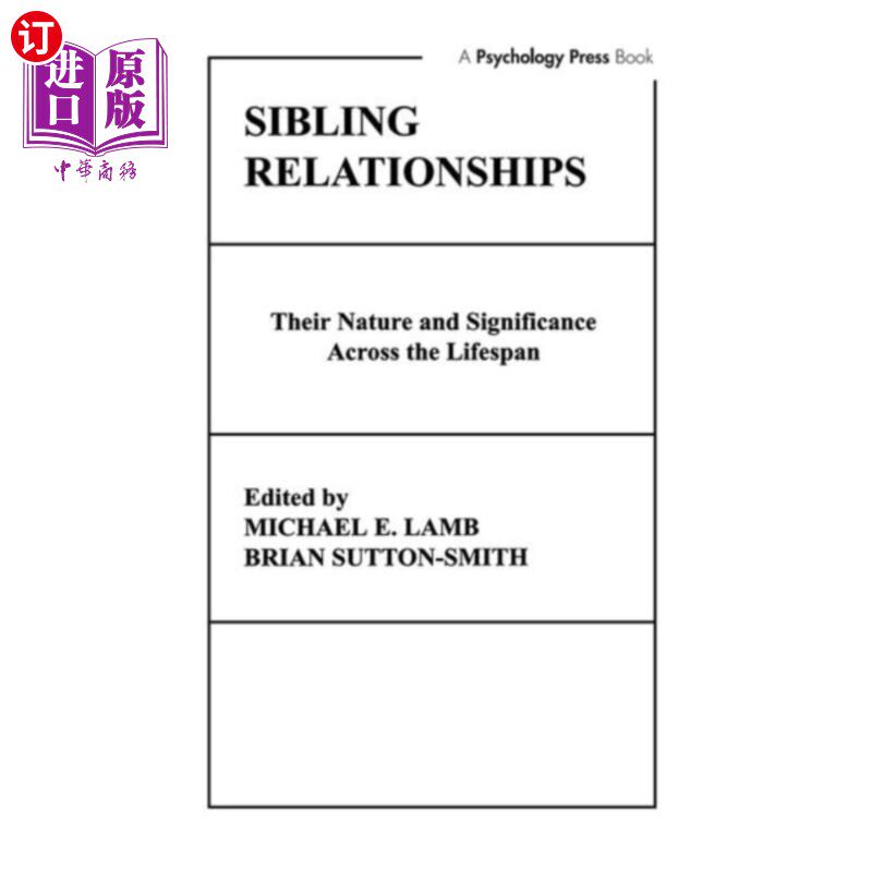 海外直订Sibling Relationships 兄弟姐妹关系