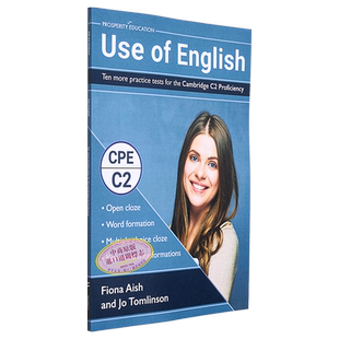 Use of English Ten more practice tests Cambridge C2 Proficiency英语运用剑桥CPE考试C2等级模拟练习测试2021【中商原版?