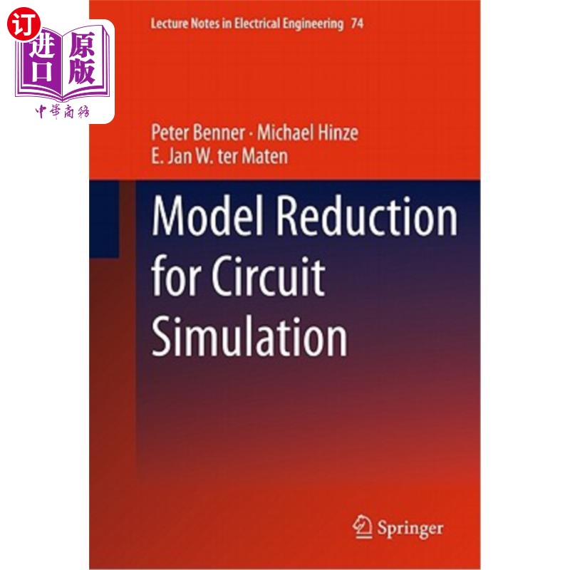 海外直订Model Reduction for Circuit Simulation 电路仿真的模型约简