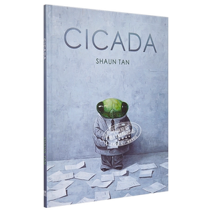 现货 失物招领 绯红树同作者陈志勇 Shaun Tan Cicada 蝉 英文原版 进口图书 儿童绘本 故事图画书 现代寓言【中商原版】