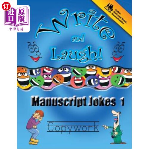 海外直订Manuscript Jokes Copywork 1: Write and Laugh 手稿笑话文案1：写和笑
