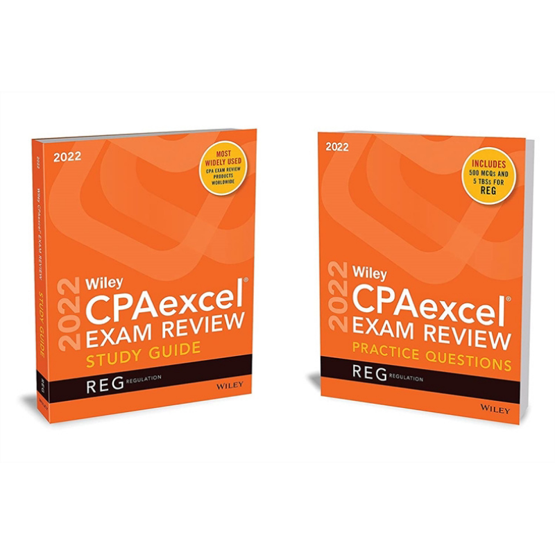 Wiley注册会计师2023年学习指南+题册监管 WileyS Cpa 2022Study Guide+Question Pack Regulation 英文原版【中商原版】