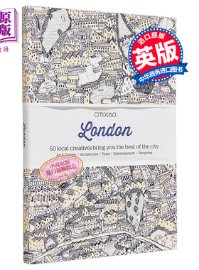 Citix60 City Guides - London 英文原版 创意城市指南：伦敦 旅游【中商原版】Victionary