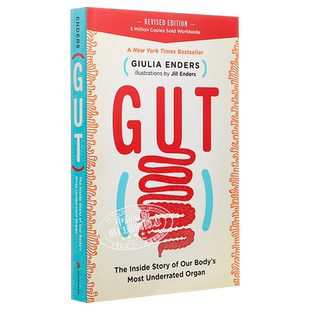 肠子的小心思 修订版 英文原版 Gut The Inside Story of Our Body s Most Underrated Organ Giulia Enders【中商原版】