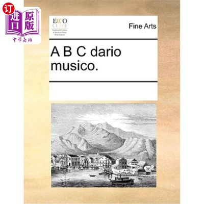 海外直订A B C Dario Musico. A B C达里奥·穆斯科。