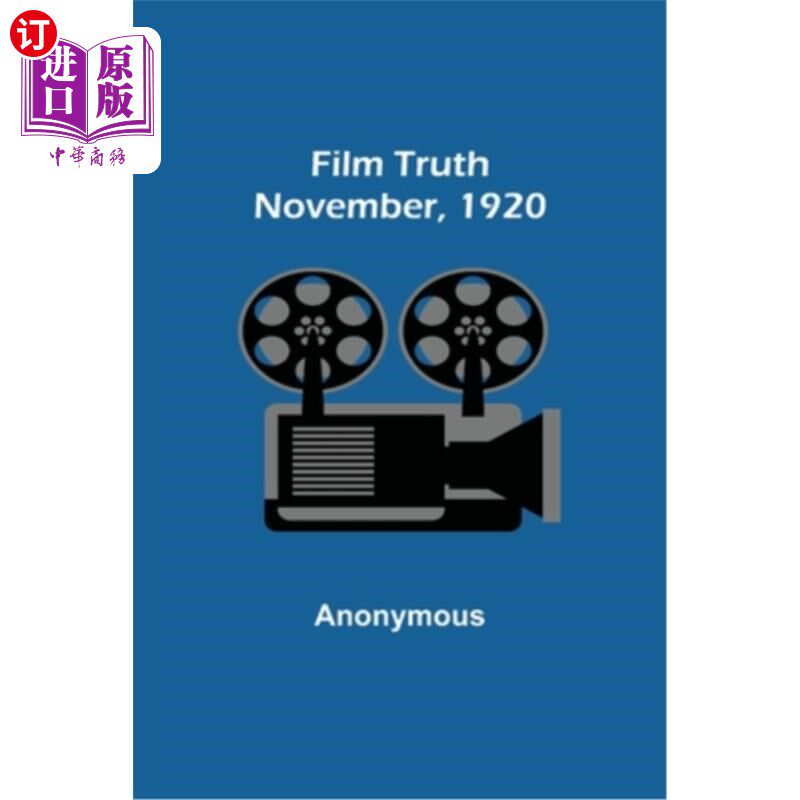 海外直订Film Truth; November, 1920 电影真理;1920年11月