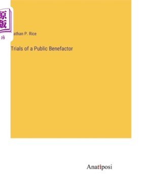 海外直订Trials of a Public Benefactor 公益人的审判