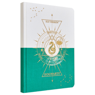 Harry Potter: Slytherin Constellation Hardcover Ruled Journal 英文原版 哈利波特: 斯莱特林学院横线精装笔记本【中商?