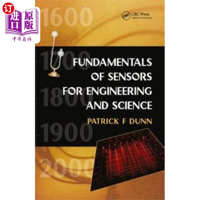海外直订Fundamentals of Sensors for Engineering and Scie... 工程与科学传感器基础