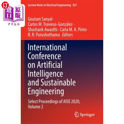 海外直订International Conference on Artificial Intellige... 人工智能与可持续工程国际会议