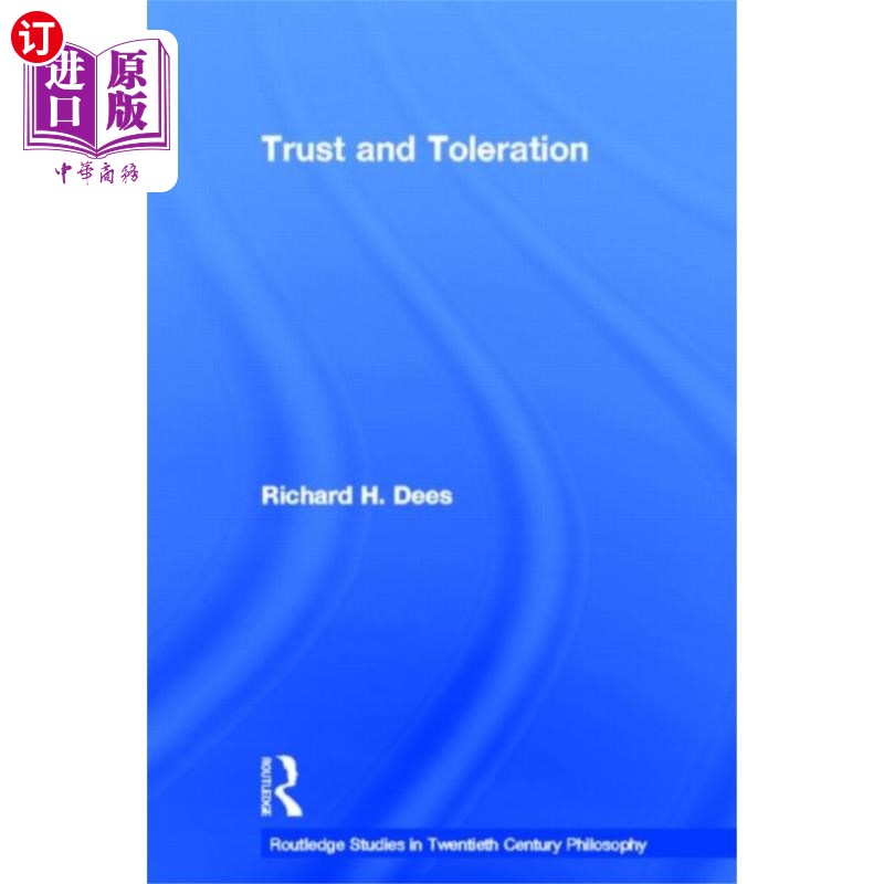 海外直订Trust and Toleration 信任与宽容