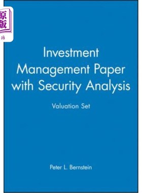海外直订Investment Management Paper with Security Analysis Valuation Set 投资管理论文与证券分析估值集