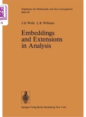 海外直订Embeddings and Extensions in Analysis 分析中的嵌入和扩展