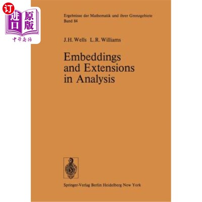 海外直订Embeddings and Extensions in Analysis 分析中的嵌入和扩展