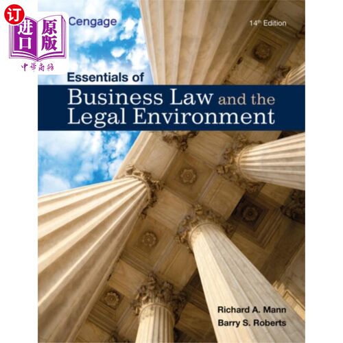 海外直订Essentials of Business Law and the Legal Environ... 商法要义与法律环境