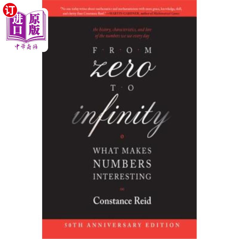 海外直订From Zero to Infinity: What Makes Numbers Interesting 《从零到无穷:数字的有趣之处