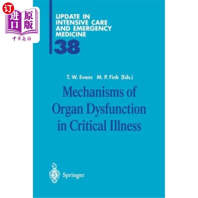 海外直订医药图书Mechanisms of Organ Dysfunction in Critical Illness 危重病器官功能障碍的机制