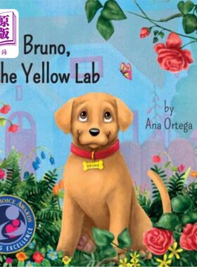 海外直订Bruno, the Yellow Lab 布鲁诺，黄色实验室