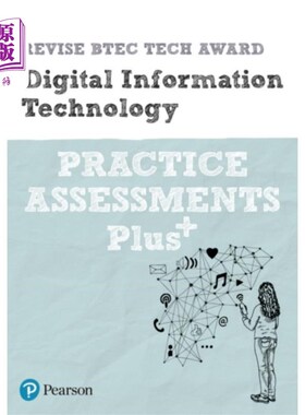 海外直订Pearson REVISE BTEC Tech Award Digital Informati... 皮尔森修订BTEC技术奖数字信息技术实践考试和评估加上- 202