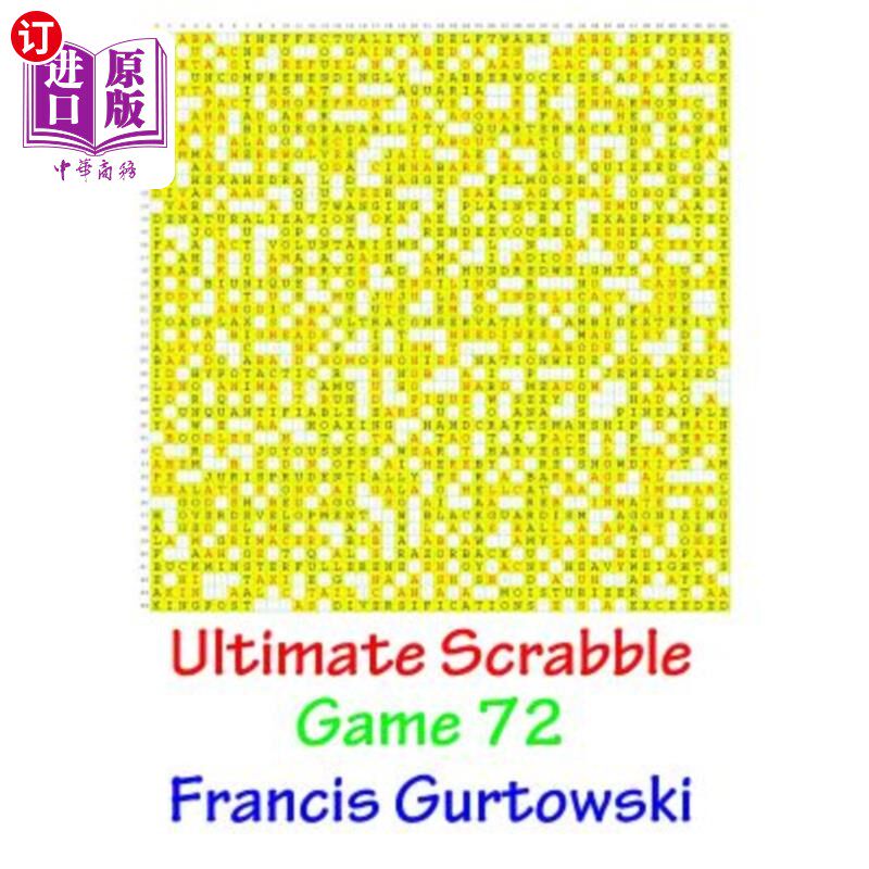 海外直订Ultimate Scrabble Game 72 终极拼字游戏72