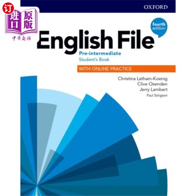 海外直订English File: Pre-Intermediate: Student's Book with Online Practice 英文档案：中级预科：学生网上实习用书