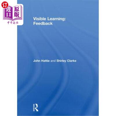 海外直订Visible Learning: Feedback 可见学习:反馈